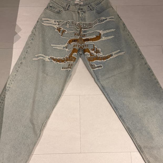yproject paris patch denim/ 32 /ice blue