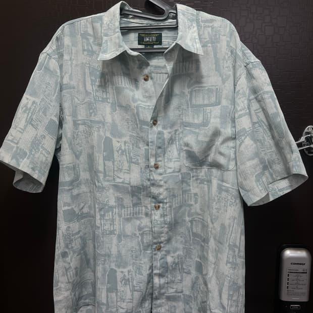 그런지 빈티지 반팔 셔츠 