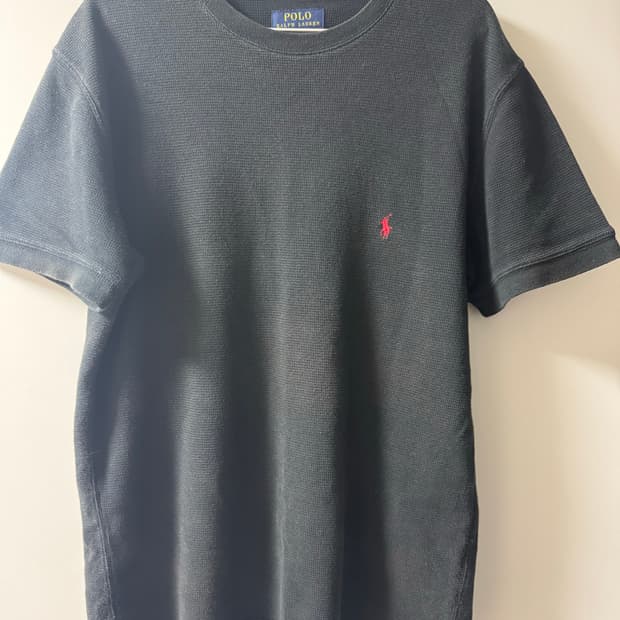 폴로 반팔 니트