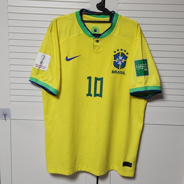 22-24 나이키 브라질 국대 트레이닝 유니폼 축구 반팔