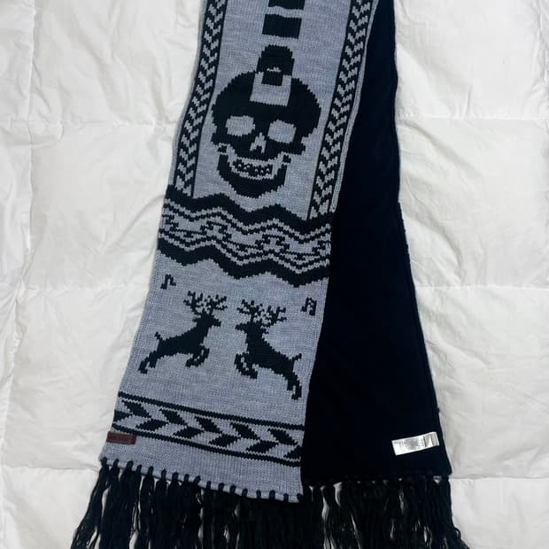 Diesel 디젤 노르딕 스컬 펑크 머플러