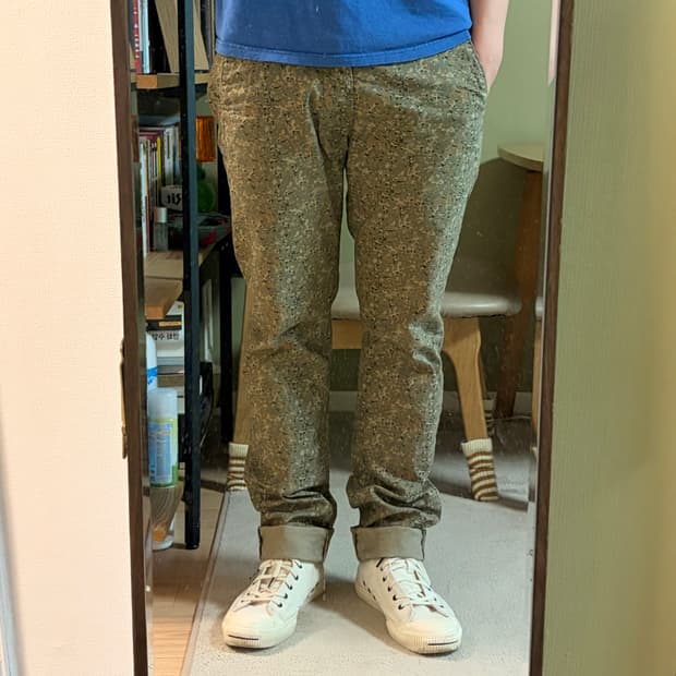 리바이스 화이트택 카모 치노팬츠