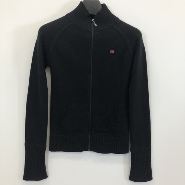 폴로 성조기 캐시미어 니트집업 XS 국내판 