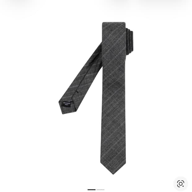 웨이비니스 타임리스 울 슬림 타이 그레이