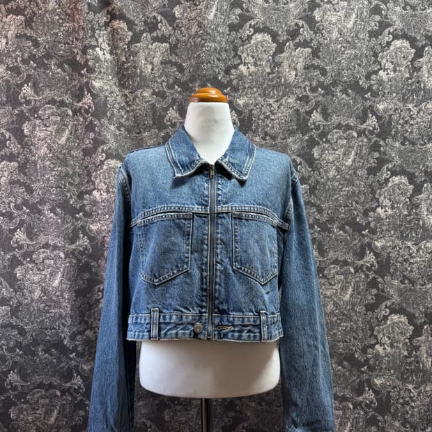 zara 자라 크롭 데님 집업