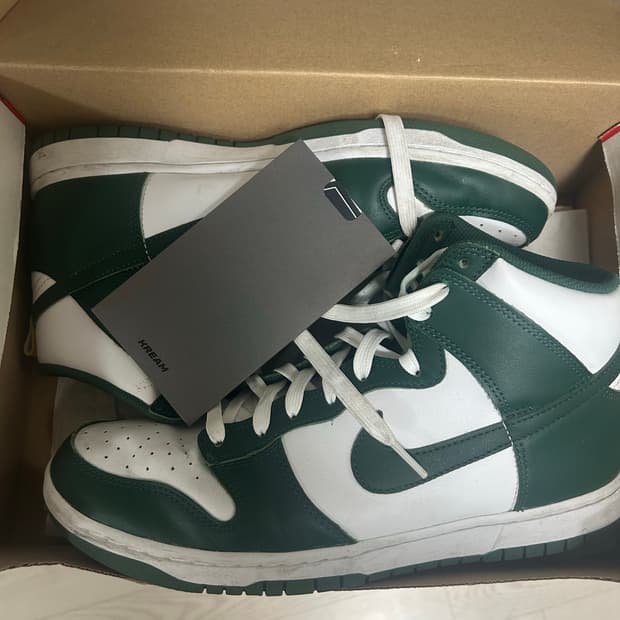 나이키 덩크 하이 레트로 노블 그린