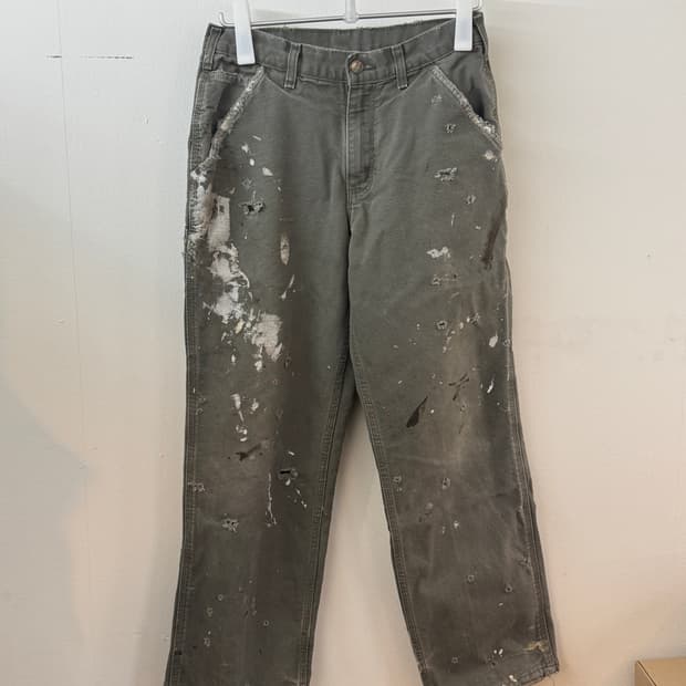 00s carhartt trashed work pants
