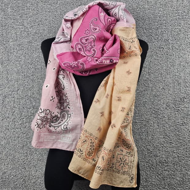 U.S.A 반다나 리워크 커스텀 스카프 머플러 / 10421