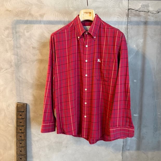 버버리 버튼다운 셔츠 100