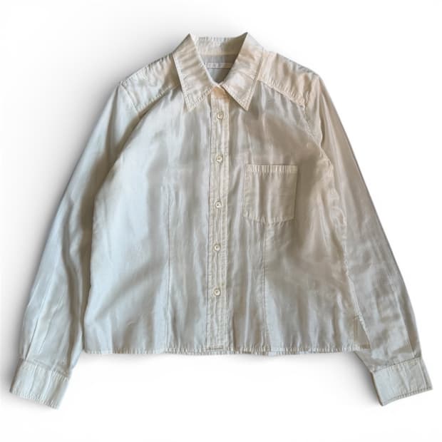 아워레가시 Our Legacy Silk White Shirt