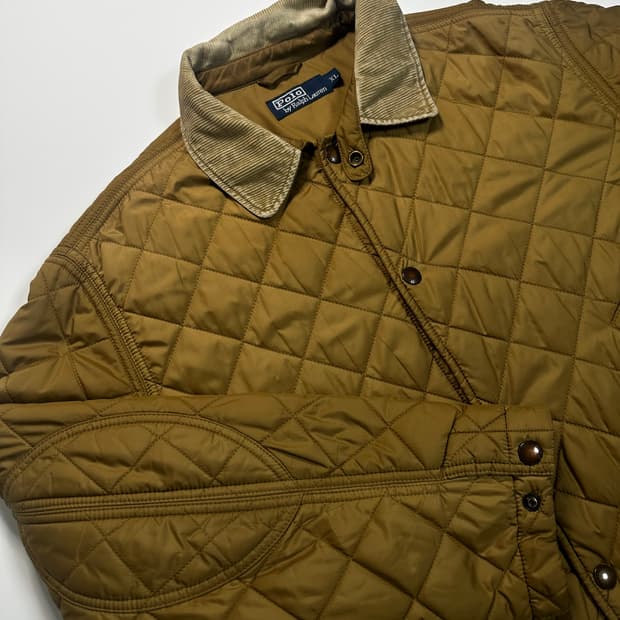 00's 폴로 패디드 퀄팅 자켓