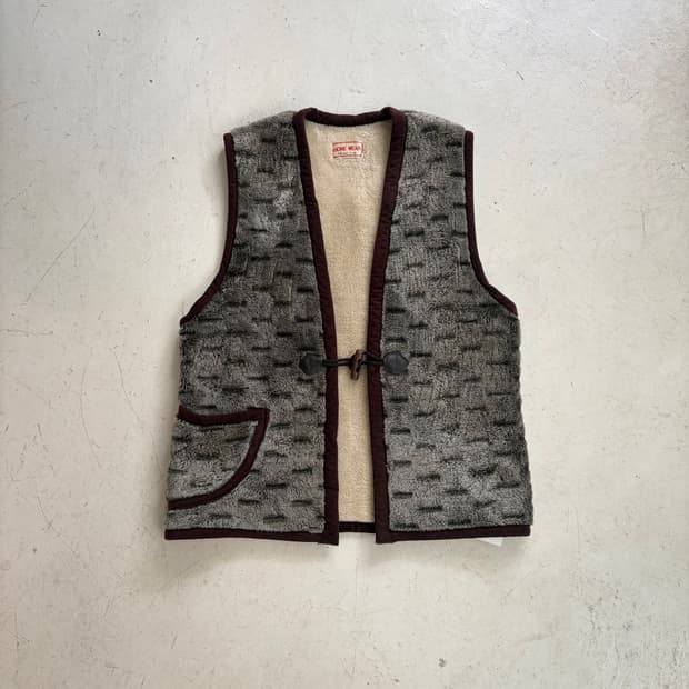 90s HOME WEAR 빈티지 베스트 L