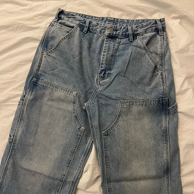 워시드 더블니 팬츠 L [32] [구시즌]