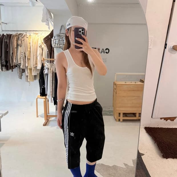 아디다스 카프리 팬츠 트랙팬츠