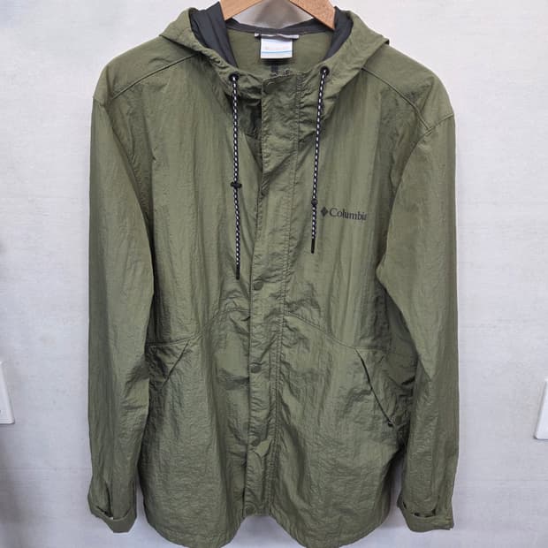 컬럼비아 나일론 경량 바람막이 후드자켓 xxl