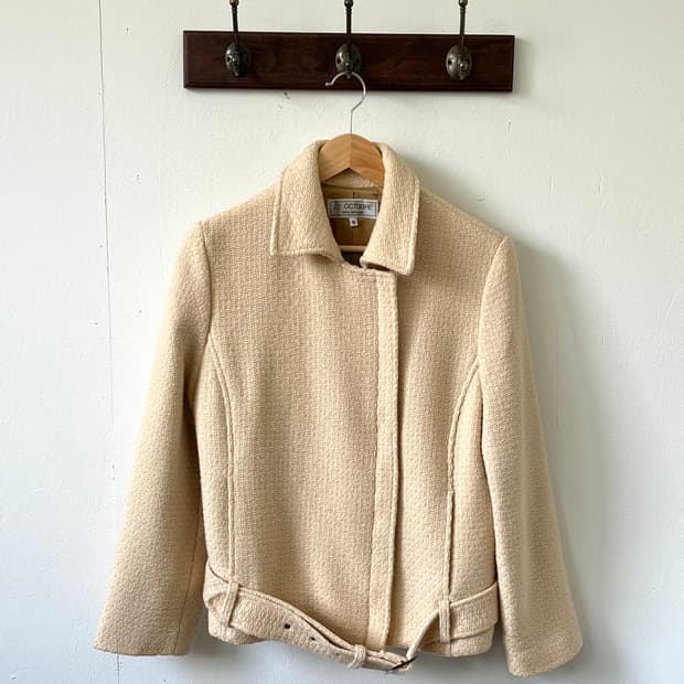 22 OCTOBRE 트위드 크롭 자켓