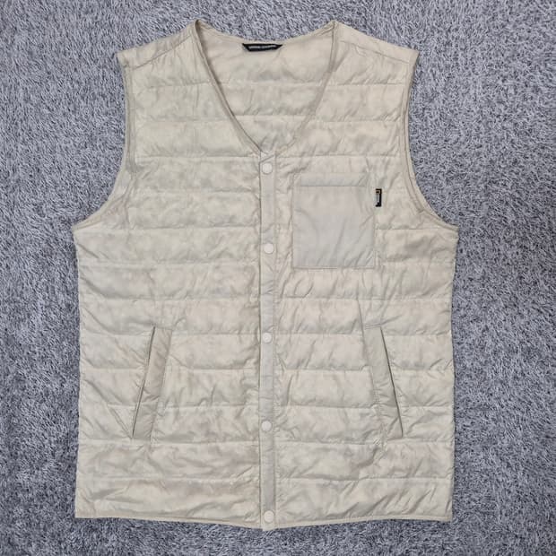 내셔널지오그래픽 남성 경량 구스다운 조끼 100