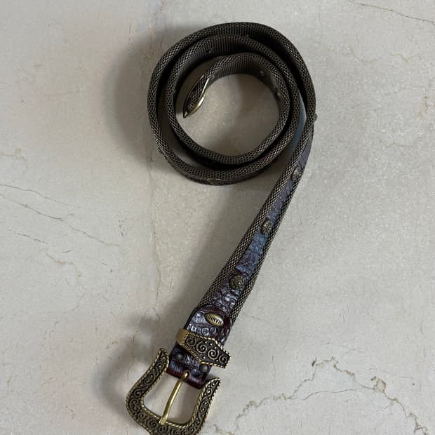 Nanni Vintage Leather Belt