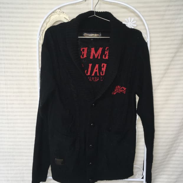 일본빈티지 y2k R.Contents 블랙 가디건