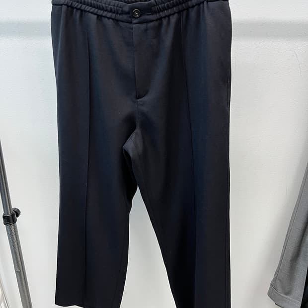 34-36) 솔리드옴므 밴딩 와이드 슬랙스 