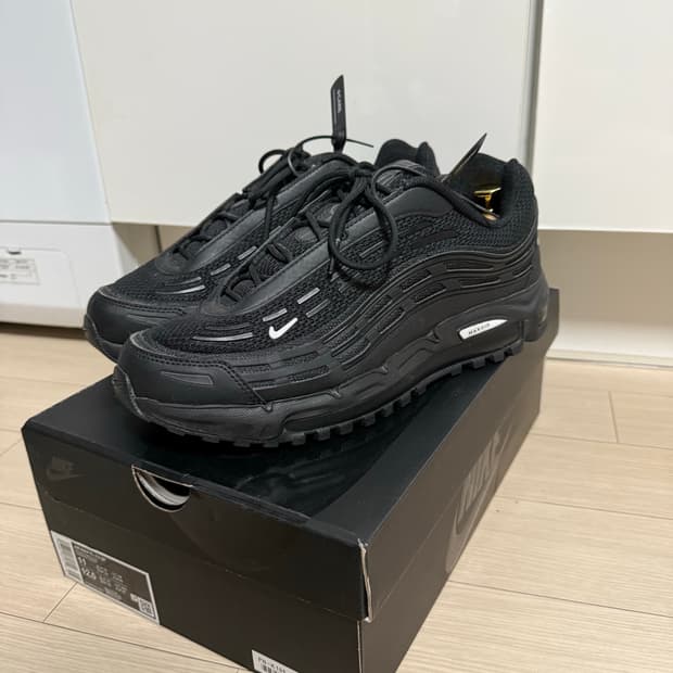 나이키 에어맥스 TL 2.5 꼼데가르송 옴므 플러스 블랙 290