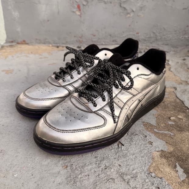 00s 빈티지 아식스 실버 스니커즈