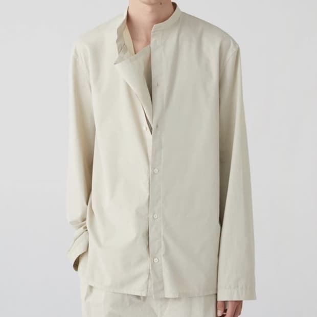 르메르 만다린 카라셔츠 펠리칸 m