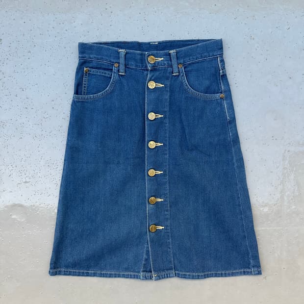 [리] •Lee X Lowrys Farm Denim Skirt
