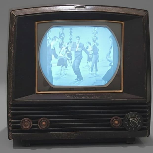 빈티지tv [대여] 필코 10인치 밤색 나무_흑백 레트로tv