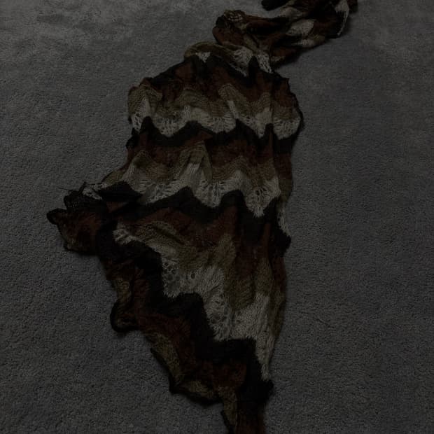 Vintage v-kei punk mood scarf