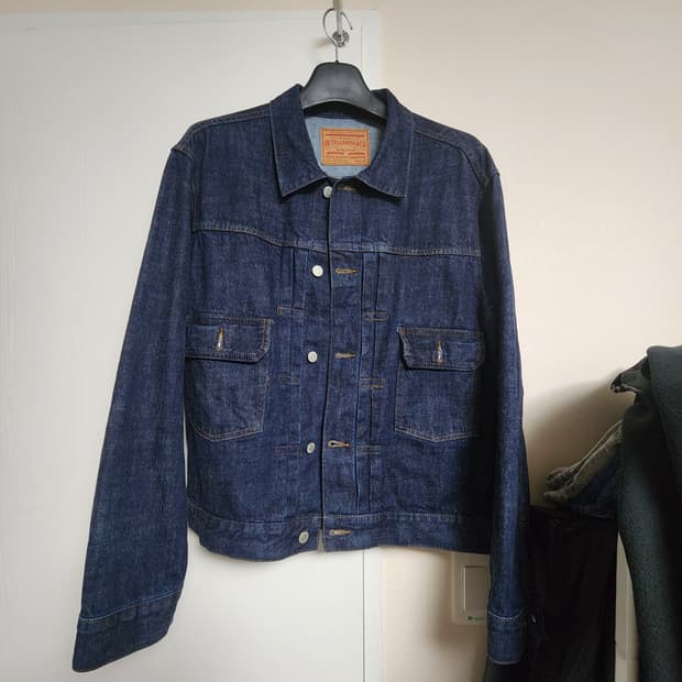 아웃스탠딩 셀비지 자켓