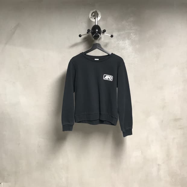 APC 아페쎄 맨투맨 블랙 S(W)