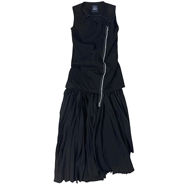 23aw 리미푸 드레스 위드 플리츠 스커트