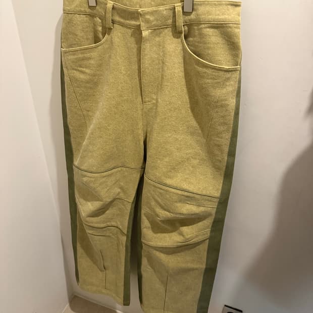 엑슬림 ep.6 04 트라우져 팬츠 레몬그린 XL