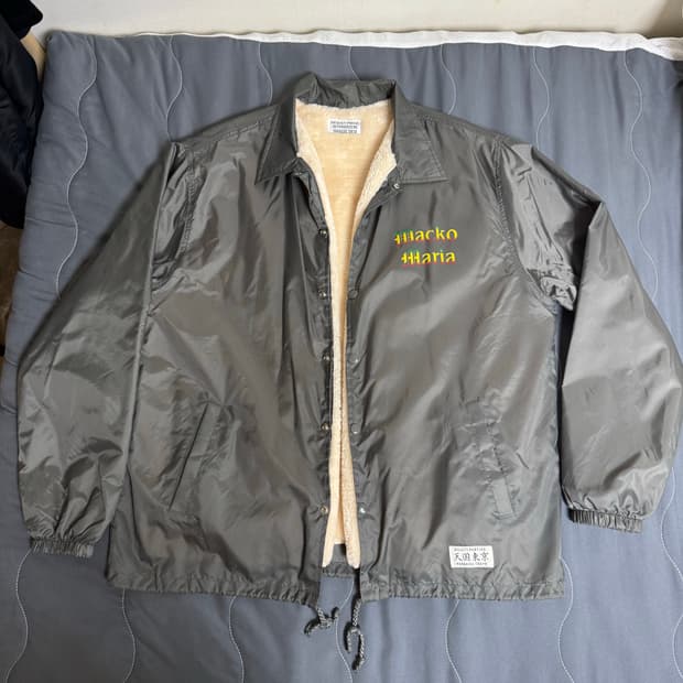 [L] 와코마리아 보아 코치자켓 그레이