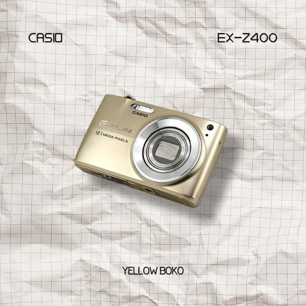 [NEW] CASIO 카시오 엑슬림 EX-Z400 레트로 디지털 카메라