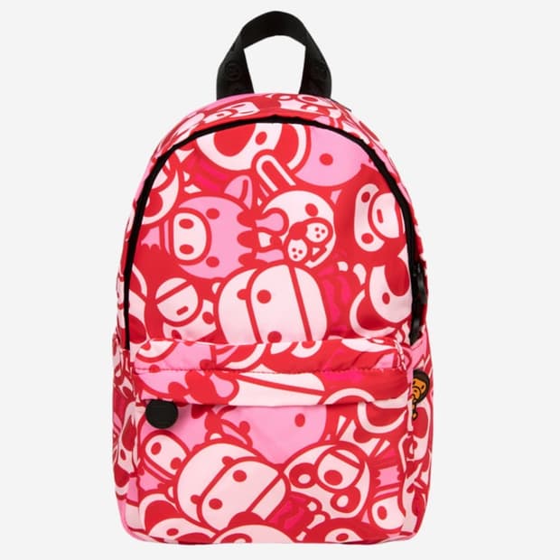 베이프 베이비마일로 핑크 미니 백팩