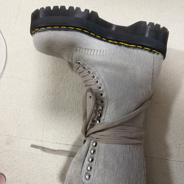 릭오웬스 닥터마틴 부츠