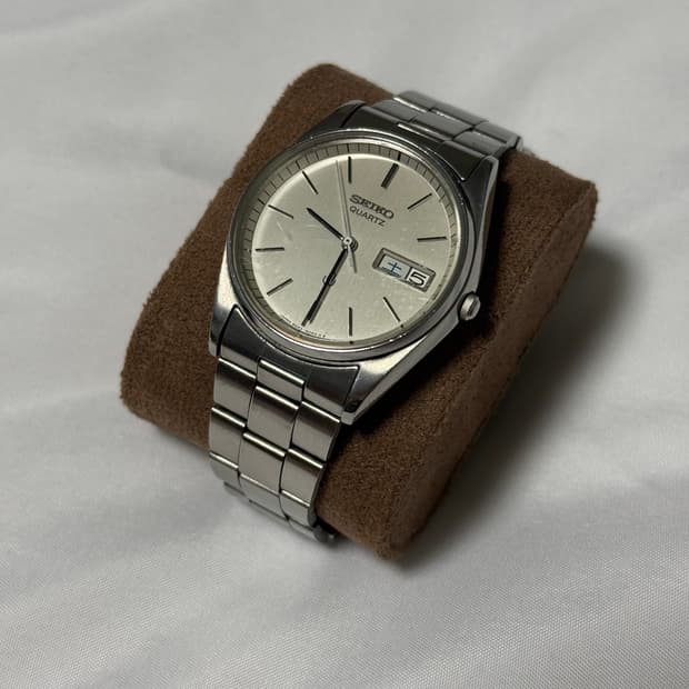 80's 빈티지 세이코 sq 데이데이트 실버 판매합니다