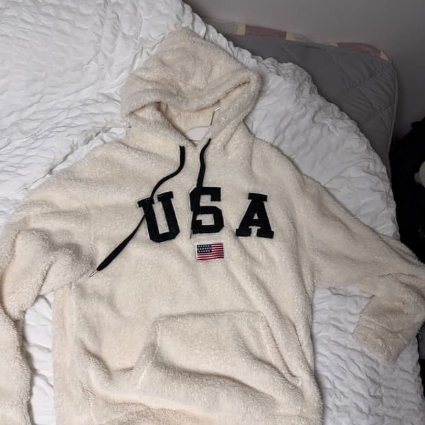 USA 앙고라 후드