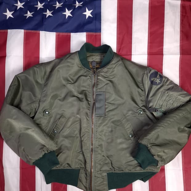 오리지날 미국제조 BRENTS사 정밀 복각품 MA-1 항공자켓
