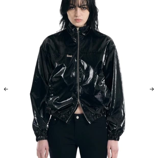 보헤미안서울 코팅 윈드브레이커 자켓