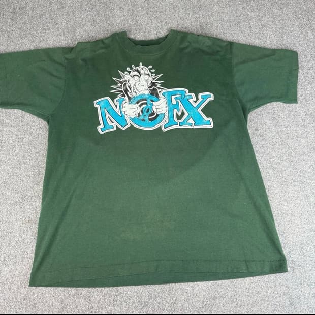 빈티지 90s NOFX 밴드티셔츠