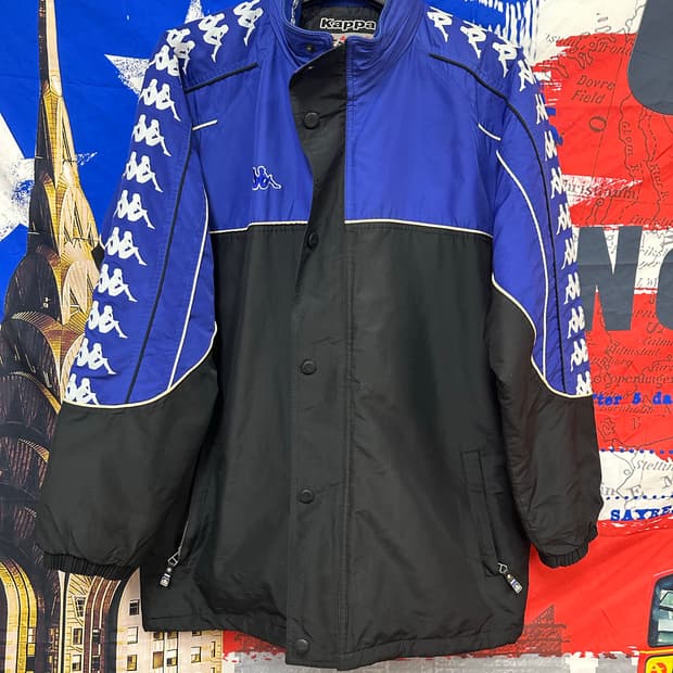 올드스쿨 카파 사이드라인 오버핏 패딩점퍼XL105