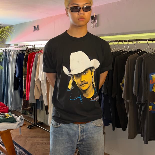 90‘s Alan Jackson country music tour T-s