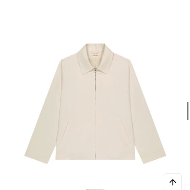 (새상품) 더블유컨셉 에디션비 봄 면 자켓 ~ 아이보리색