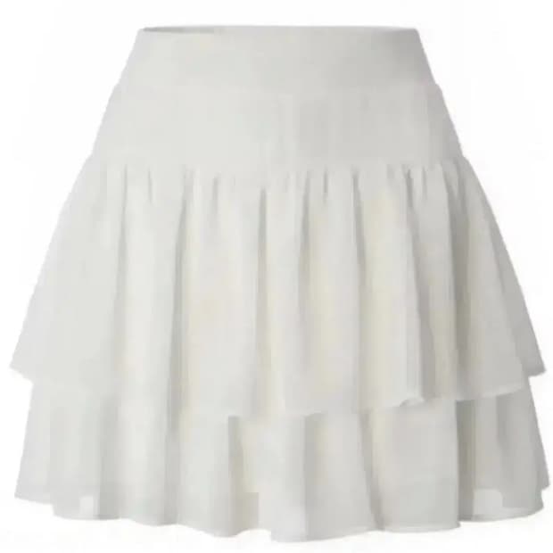 쓰리타임즈 스완 쉬폰 스커트 쓰탐 당일배송 치마