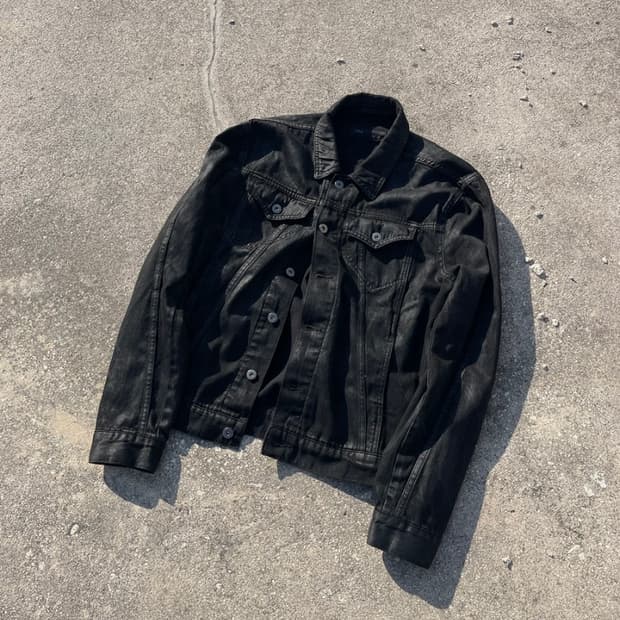 bordr 보더 왁스 데님 자켓