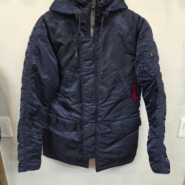 알파인더스트리 항공 파카 패딩 xs