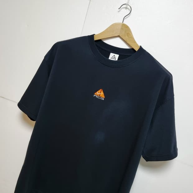 남성 2022 나이키 ACG LBR 렁스 블랙 검정 박스티 반팔 티